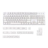 135 DYE-Sub Keycaps PBT Keycap for Cherry MX Keyboard Minimalist White Theme