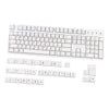 135 DYE-Sub Keycaps PBT Keycap for Cherry MX Keyboard Minimalist White Theme