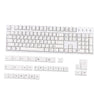 135 DYE-Sub Keycaps PBT Keycap for Cherry MX Keyboard Minimalist White Theme