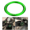 Ignition Key Hole Cover Circle Ring for Kawasaki Z900 Z900RS 17-2020 Green