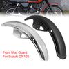 Motorcycle Front Fender Mud Guard Protector Wheel Cover for Suzuki GN125 Black