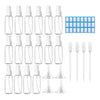 60ml 16 Pack Empty Spray Bottle Make up Container Clear Bottles with Funnels