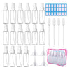 60ml 16 Pack Empty Spray Bottle Make up Container Clear Bottles with Funnels