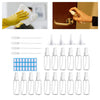 60ml 16 Pack Empty Spray Bottle Make up Container Clear Bottles with Funnels