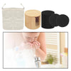 16 Pcs Bamboo Cotton Organic Reusable Makeup Remover Pads Washable  Black