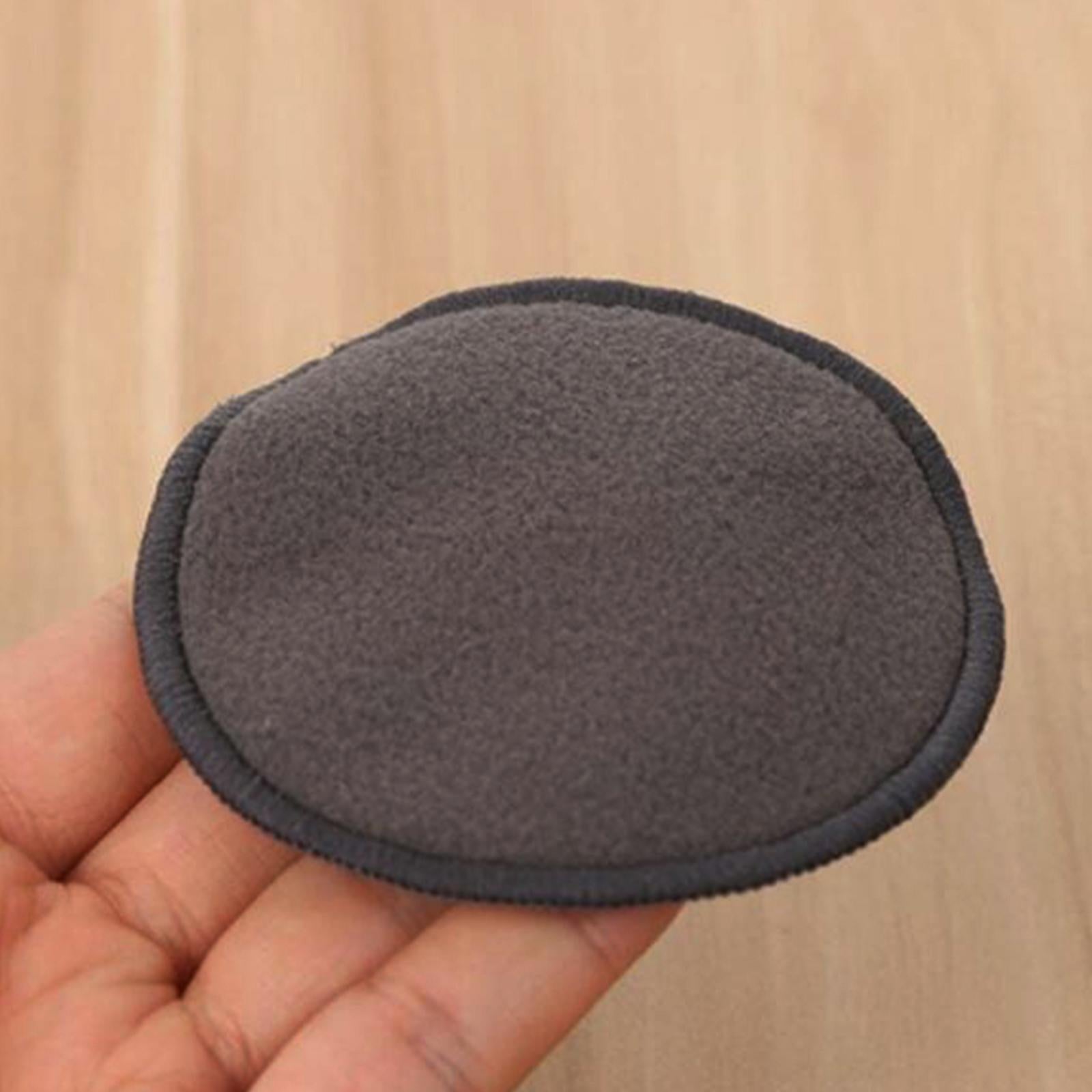 16 Pcs Bamboo Cotton Organic Reusable Makeup Remover Pads Washable  Black