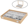 Storage Case Tray Holder Jewelry Display Earring Necklaces Organizer Box