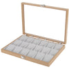 Storage Case Tray Holder Jewelry Display Earring Necklaces Organizer Box