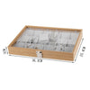 Storage Case Tray Holder Jewelry Display Earring Necklaces Organizer Box