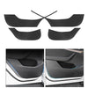 For Tesla Model 3 Door Protection 4x Anti-Kick Interior Stickers Matte Black