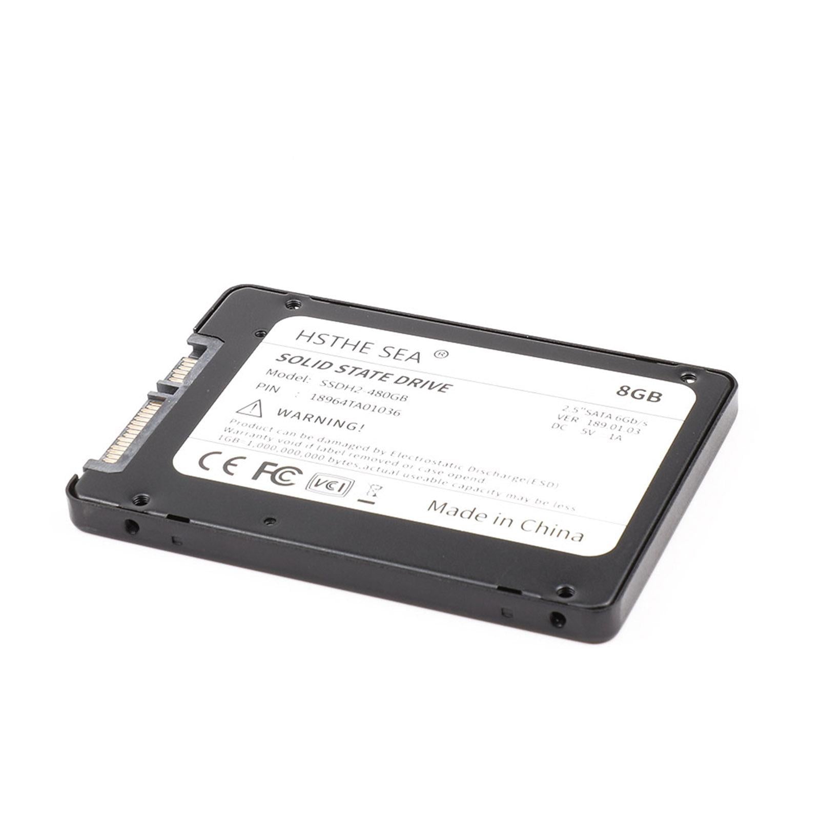 SSD SATA 3 2.5" inch 7.5mm Solid State Drive High Speed Read & Write 8GB