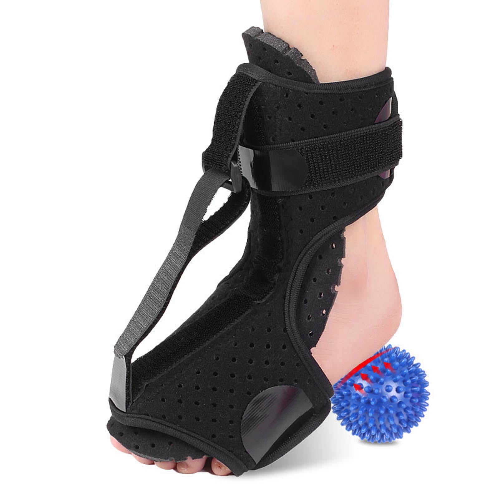 Adjustable Plantar Fasciitis Night Splint Relief Plantaritis Brace with Ball