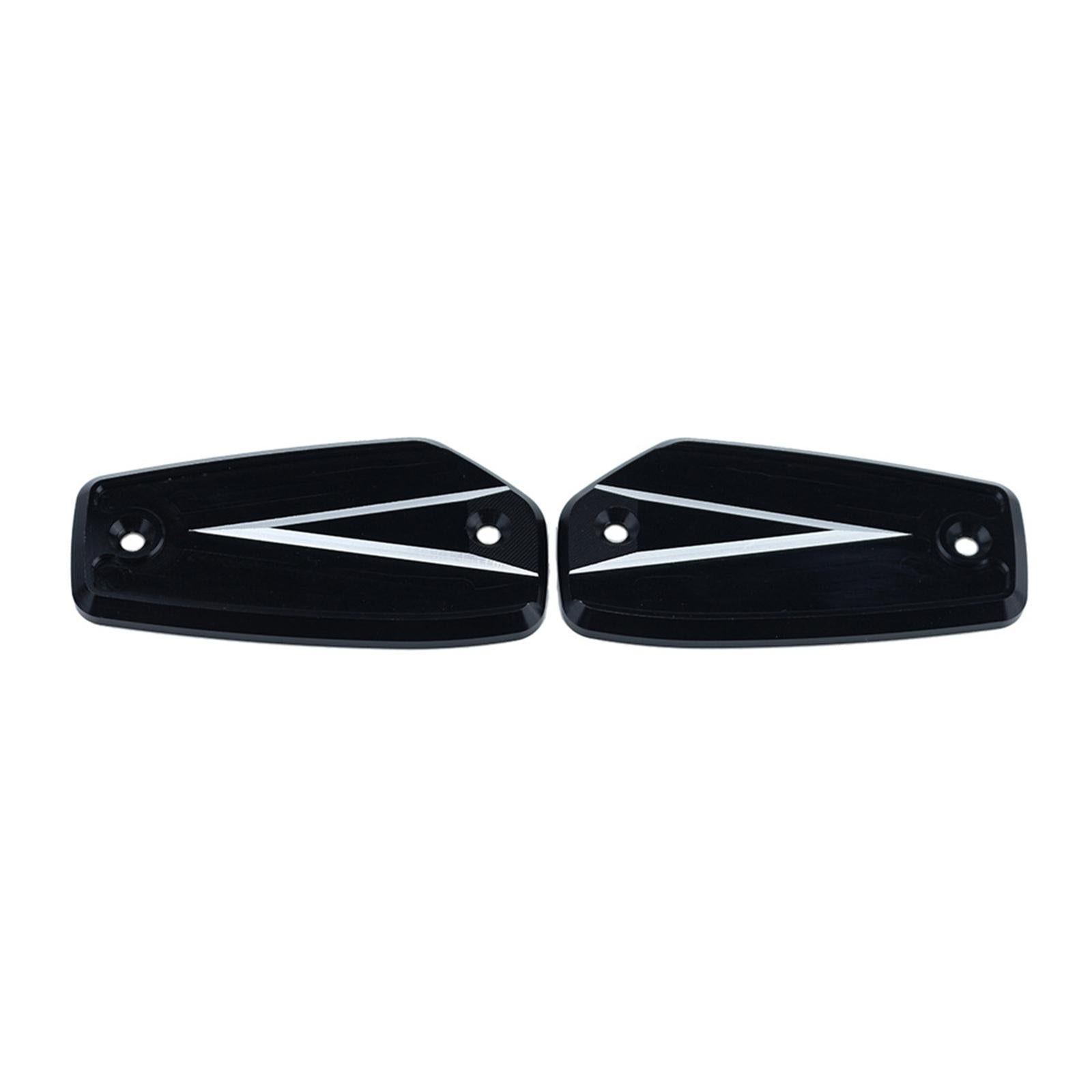 1 Pair Front Brake Fluid Reservoir Cover Fit for HAYABUSA GSX1300R 2021-2022 Black