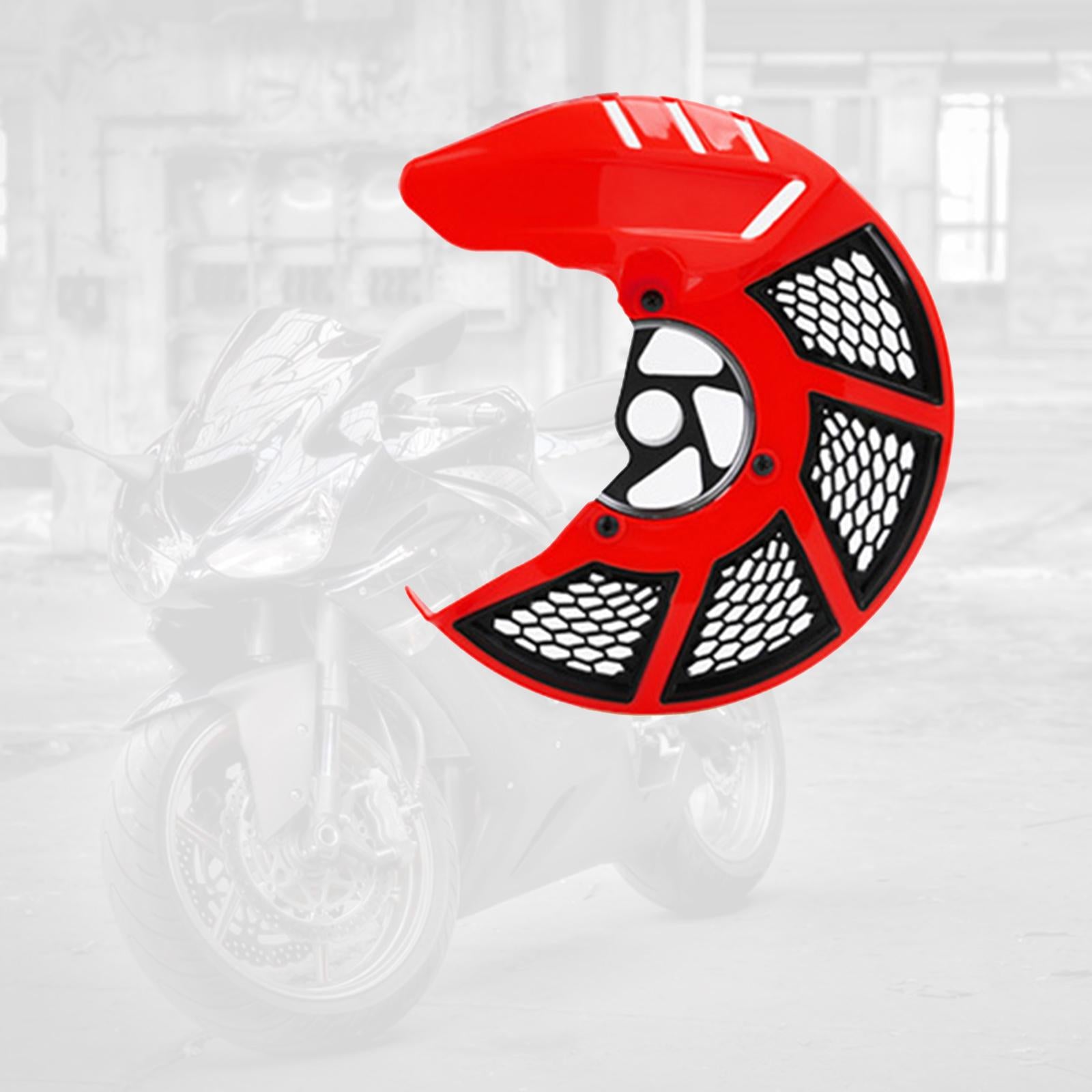 Front Brake Disc Rotor Guard Cover Protector For HONDA CRF250X Red