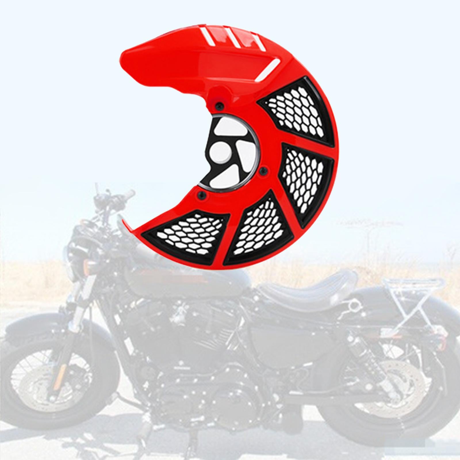 Front Brake Disc Rotor Guard Cover Protector For HONDA CRF250X Red