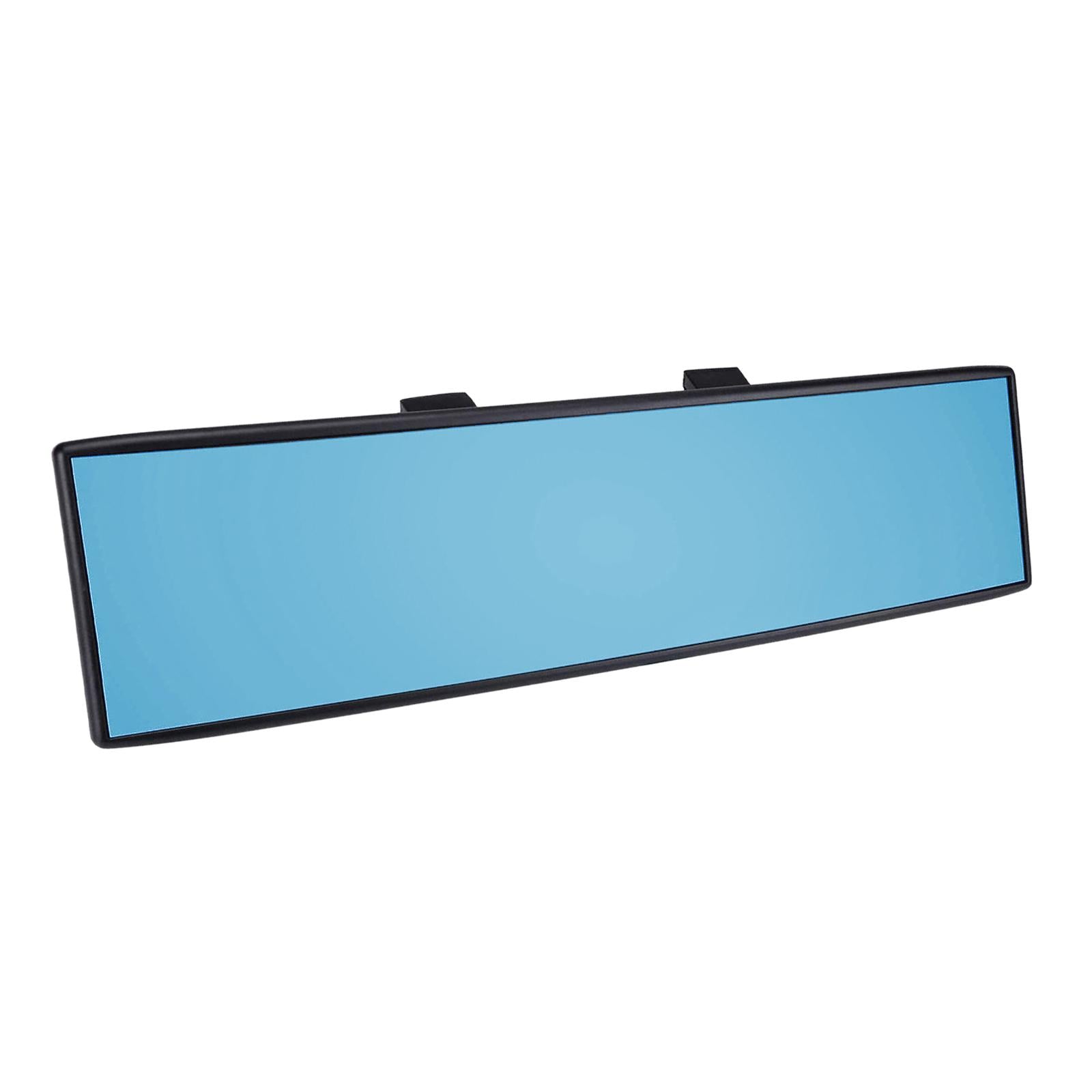 11.8" 300mm Universal Car Interior Anti Glare Rear View Mirror  blue