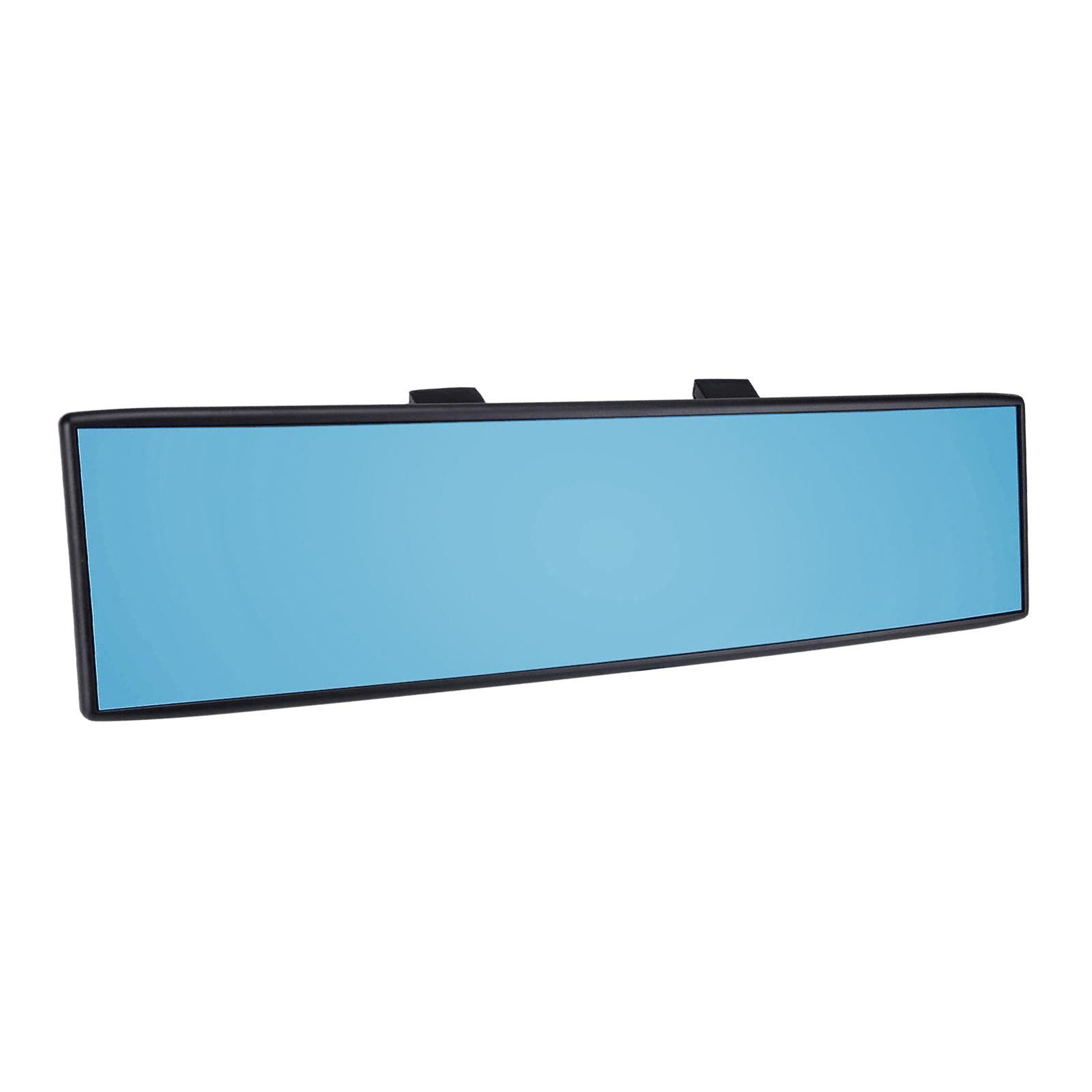 11.8" 300mm Universal Car Interior Anti Glare Rear View Mirror  blue