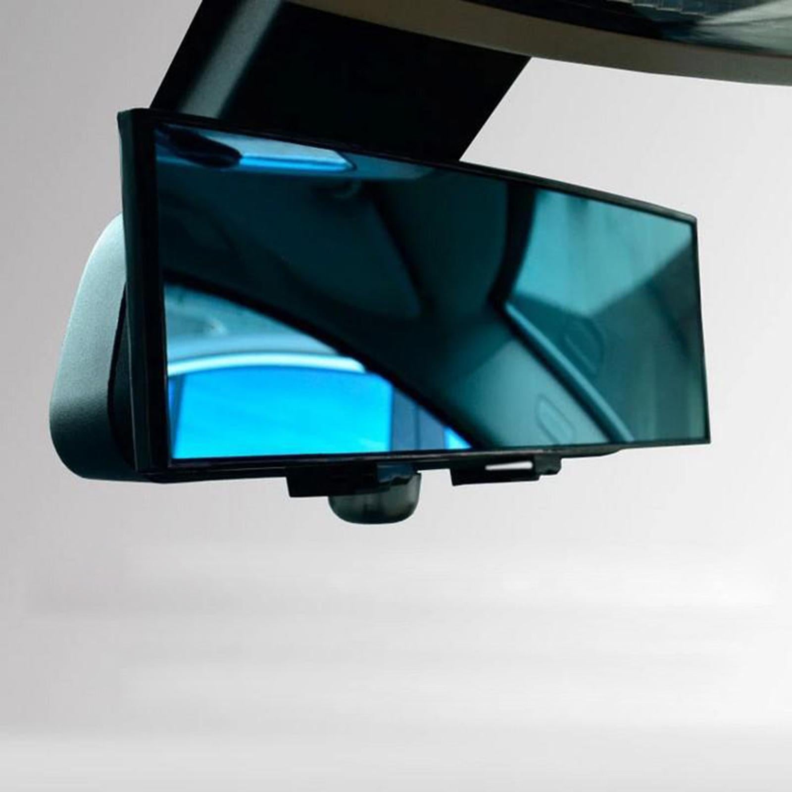 11.8" 300mm Universal Car Interior Anti Glare Rear View Mirror  blue