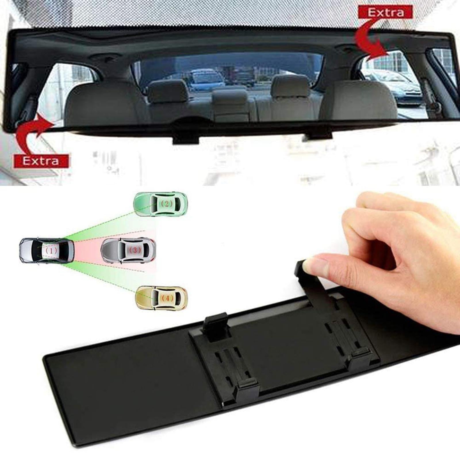 11.8" 300mm Universal Car Interior Anti Glare Rear View Mirror  blue