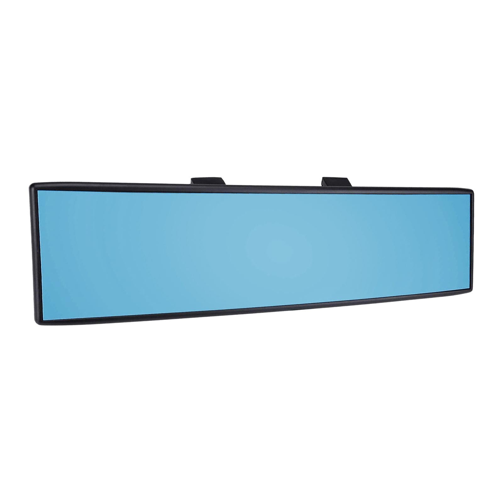 11.8" 300mm Universal Car Interior Anti Glare Rear View Mirror  blue