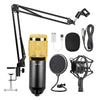 BM-800 Condenser Microphone Kit PC Streaming Cardioid Mic USB for Podcast