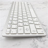 UltraThin 78 Key Wireless Bluetooth Keyboard Arabic for IOS/Android/Windows