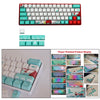 71 Keys Coral Sea Keycaps PBT Dye Sub Set For Cherry MX Keyboards English