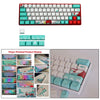 71 Keys Coral Sea Keycaps PBT Dye Sub Set For Cherry MX Keyboards English