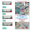 71 Keys Coral Sea Keycaps PBT Dye Sub Set For Cherry MX Keyboards English