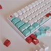 71 Keys Coral Sea Keycaps PBT Dye Sub Set For Cherry MX Keyboards English