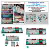 110-Key Coral Sea DYE-SUB PBT Keycaps DIY for Cherry MX Keyboards Russian