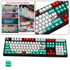 110-Key Coral Sea DYE-SUB PBT Keycaps DIY for Cherry MX Keyboards Russian