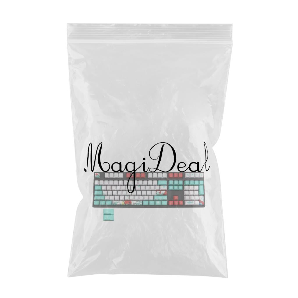 110-Key Coral Sea DYE-SUB PBT Keycaps DIY for Cherry MX Keyboards Japanese