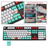 110-Key Coral Sea DYE-SUB PBT Keycaps DIY for Cherry MX Keyboards Japanese