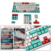 110-Key Coral Sea DYE-SUB PBT Keycaps DIY for Cherry MX Keyboards English