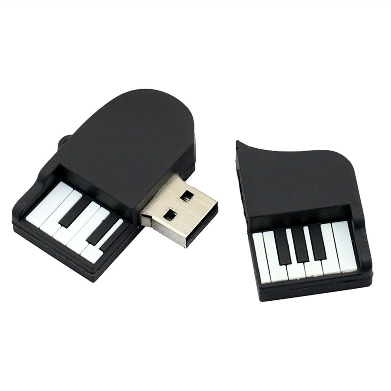 Piano Model USB Compact for Computer Data Storage Data Back-up Gifts 128GB