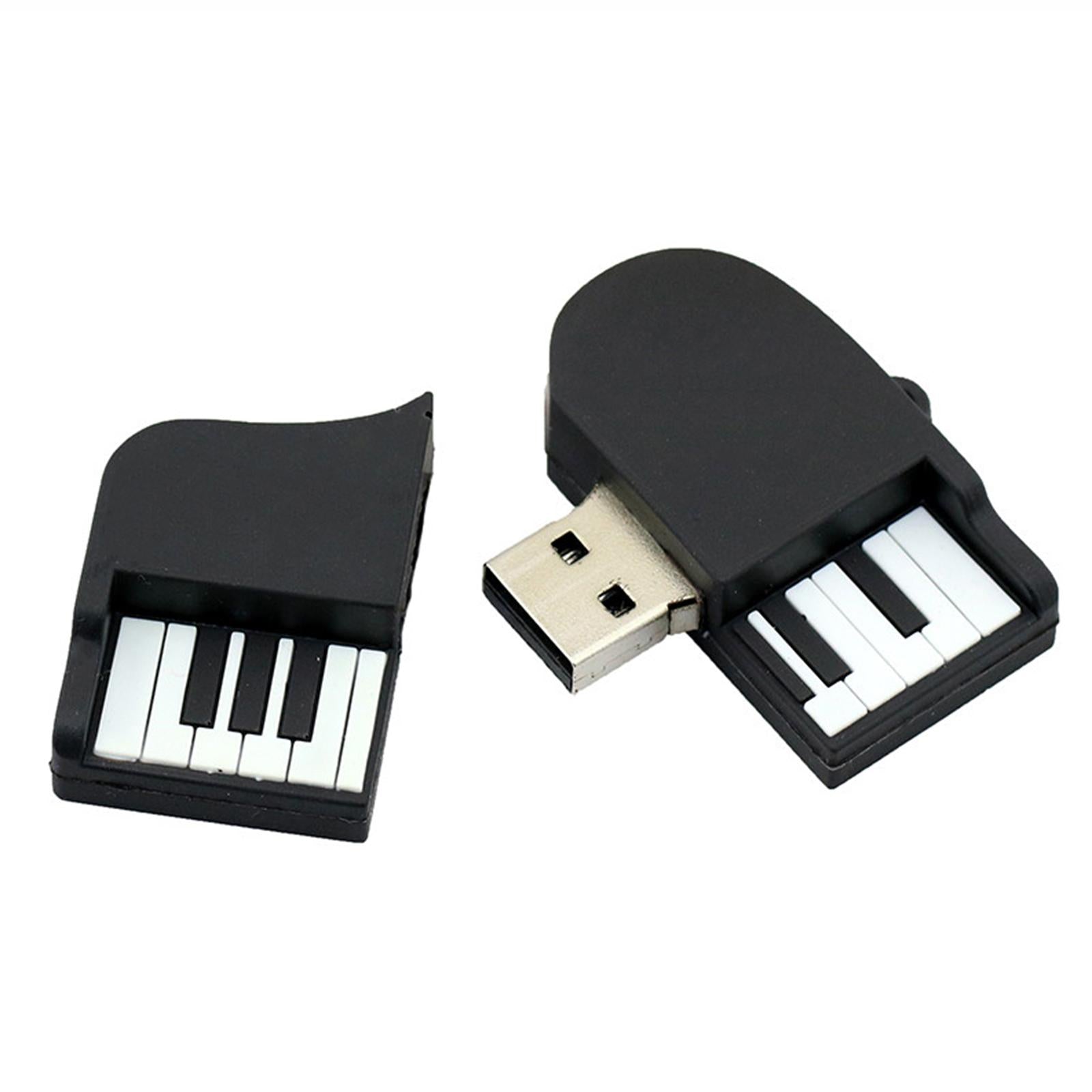 Piano Model USB Compact for Computer Data Storage Data Back-up Gifts 128GB