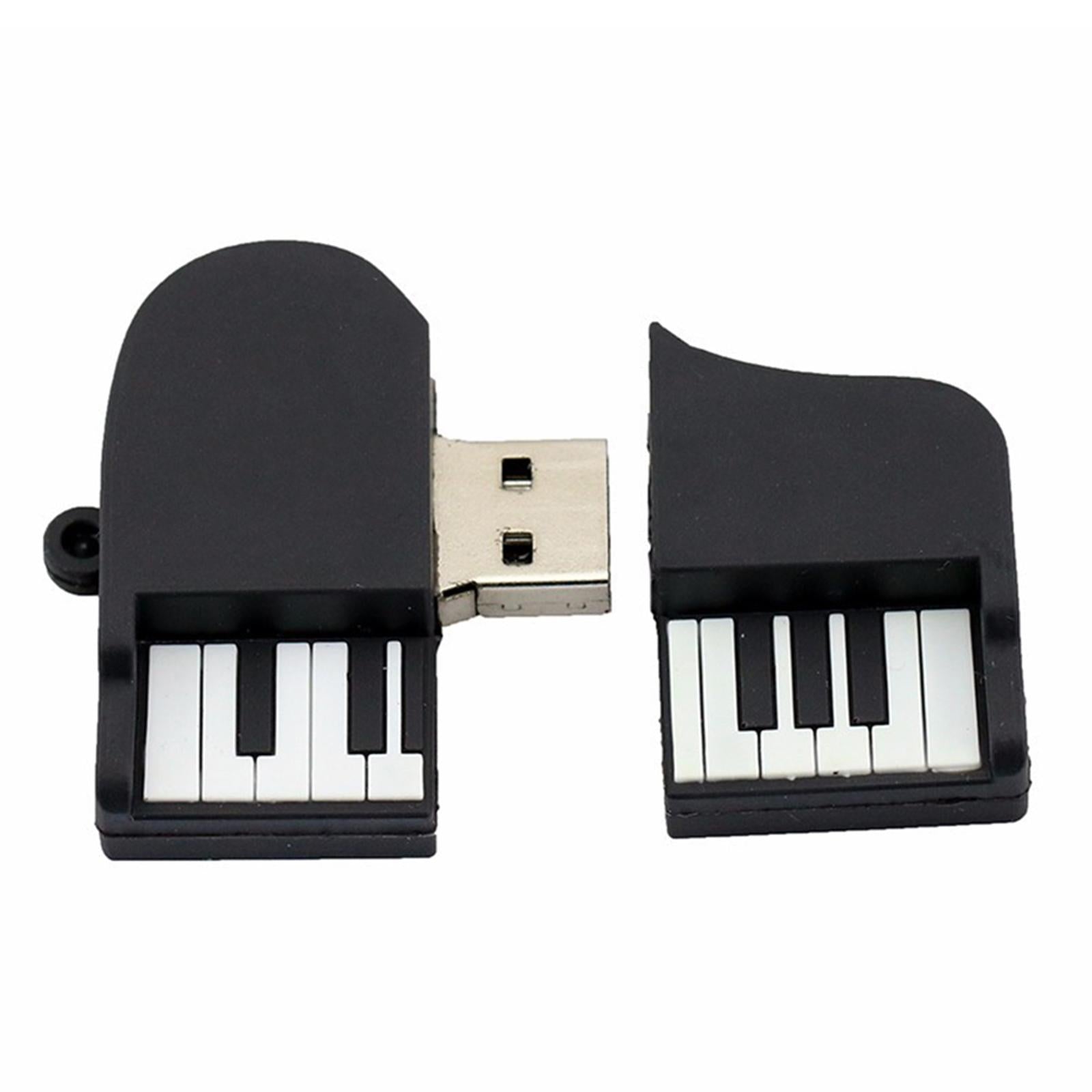 Piano Model USB Compact for Computer Data Storage Data Back-up Gifts 128GB