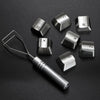 Durable Metal Stainless Steel Keycap for Cherry MX Switch Keyboard WASD