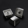 Durable Metal Stainless Steel Keycap for Cherry MX Switch Keyboard WASD