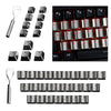 Durable Metal Stainless Steel Keycap for Cherry MX Switch Keyboard WASD