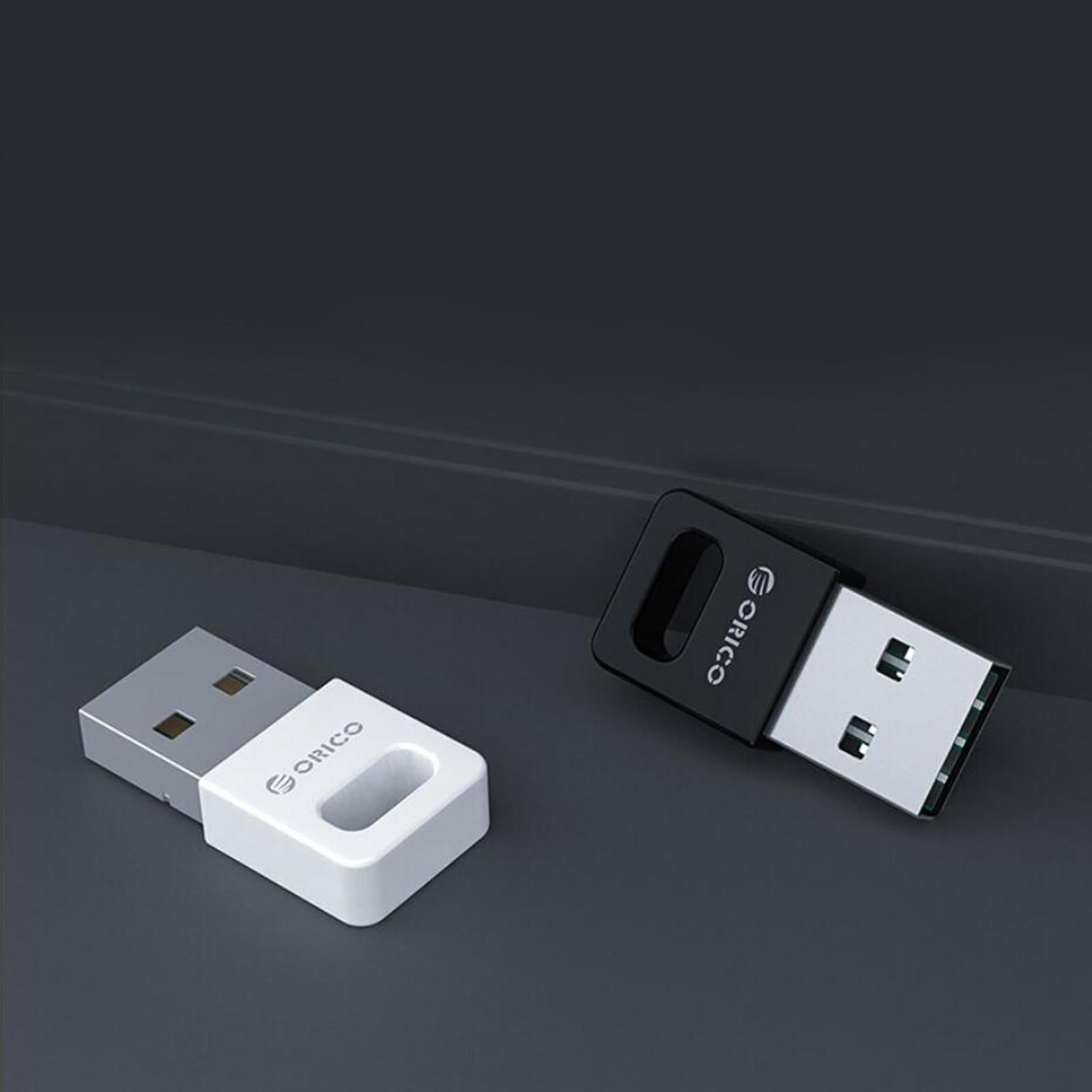 USB Bluetooth Adapter Transfer for PC Desktop Computer Mouse Black