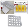 Transparent Button Tester Base Acrylic Storage for Keyboard 11x9x1cm