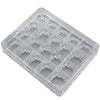 Transparent Button Tester Base Acrylic Storage for Keyboard 11x9x1cm