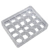 Transparent Button Tester Base Acrylic Storage for Keyboard 11x9x1cm