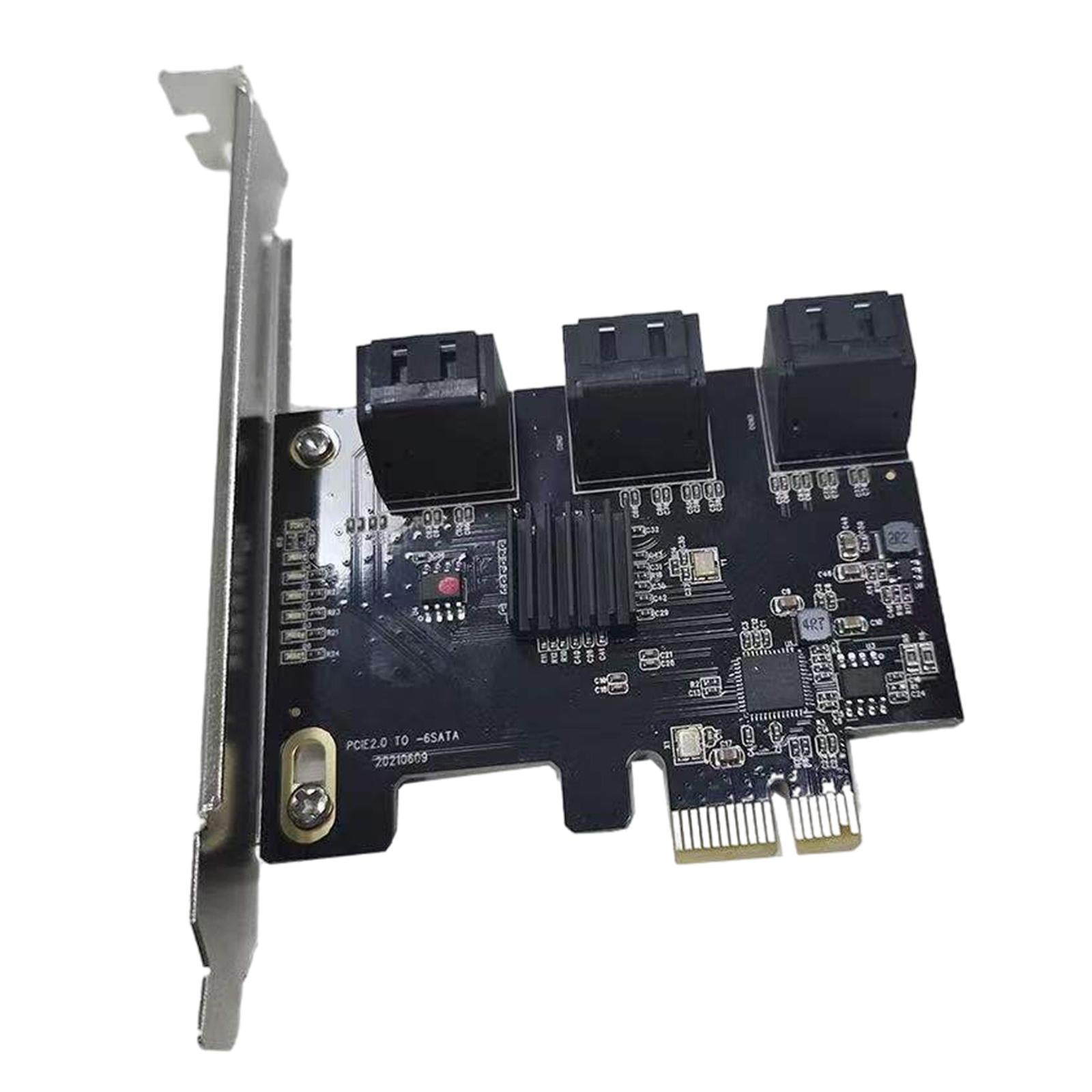 PCI-E To 6 Ports SATA 3.0 PCIE SATA3 6Gbps Expansion Card PCI-E Adapter