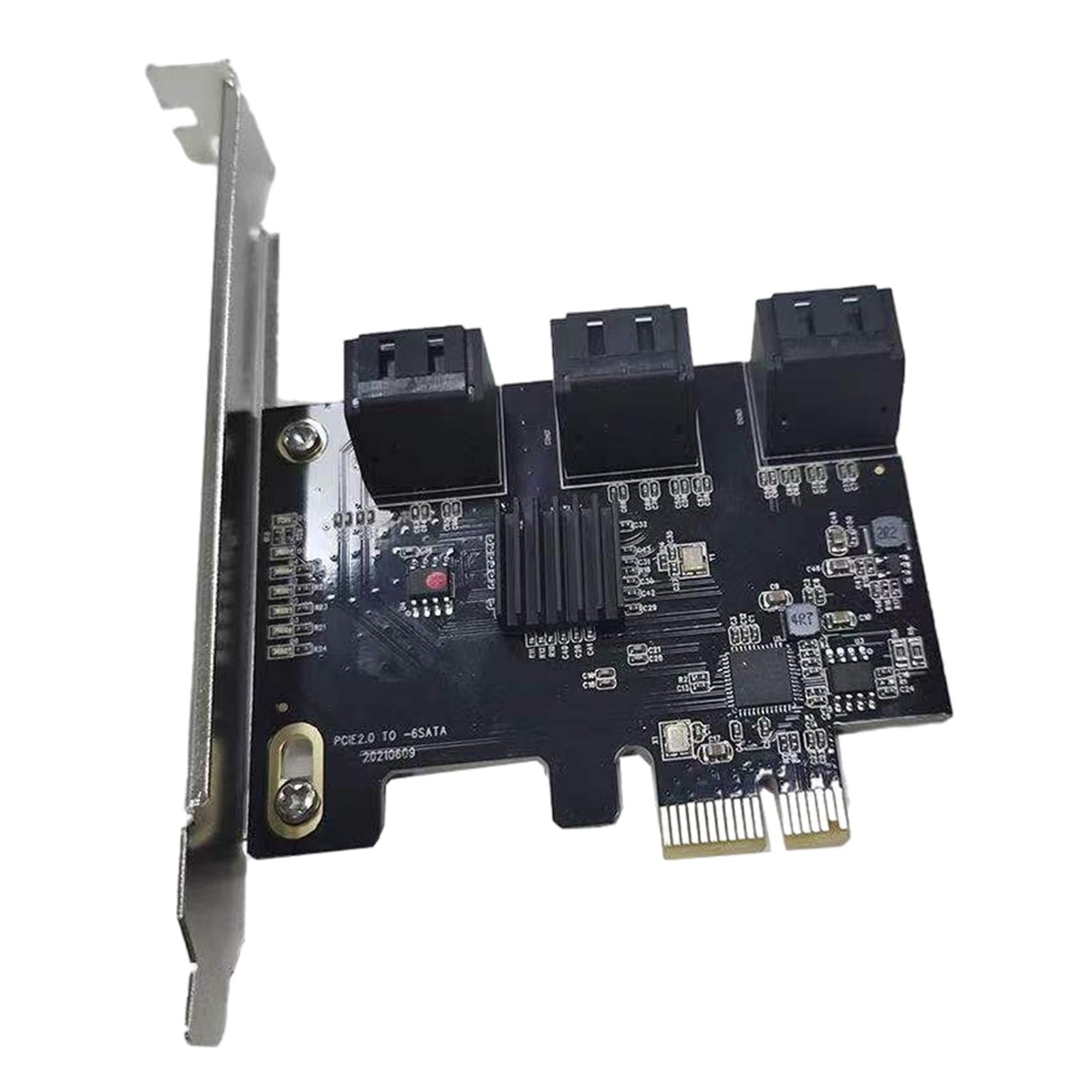 PCI-E To 6 Ports SATA 3.0 PCIE SATA3 6Gbps Expansion Card PCI-E Adapter