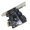 PCI-E To 6 Ports SATA 3.0 PCIE SATA3 6Gbps Expansion Card PCI-E Adapter