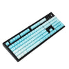 104 Keys Mechanical Switch Keyboard Keycaps PBT Keycaps  Blue Gradient B