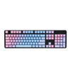 104 Keys Mechanical Switch Keyboard Keycaps PBT Keycaps  Blue Pink Gradient